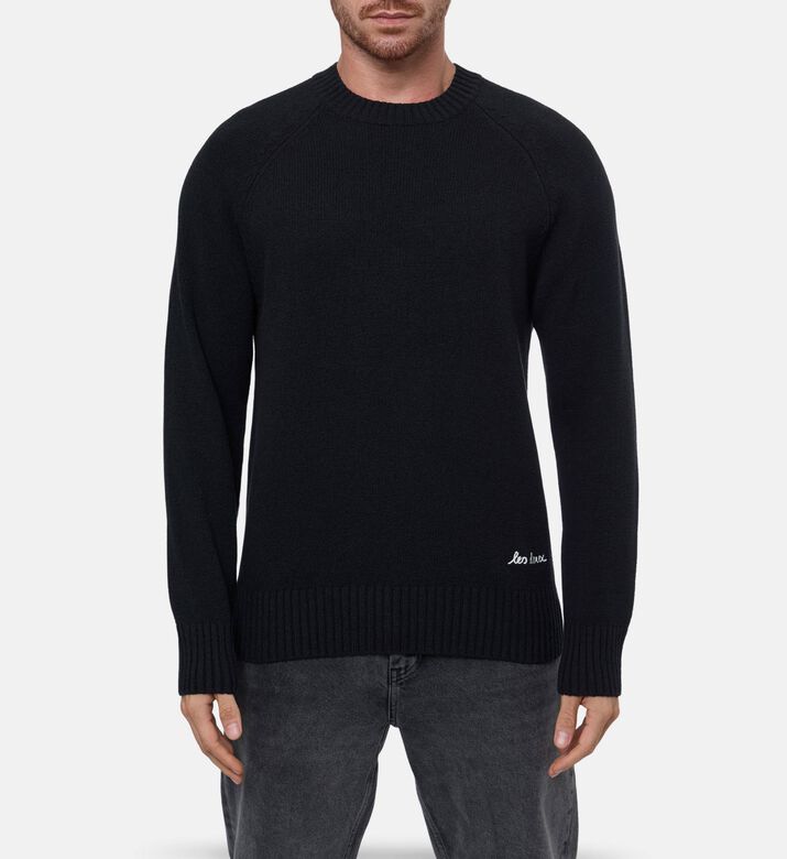 Les Deux Knitwear Brad, Black, Xl, Model View