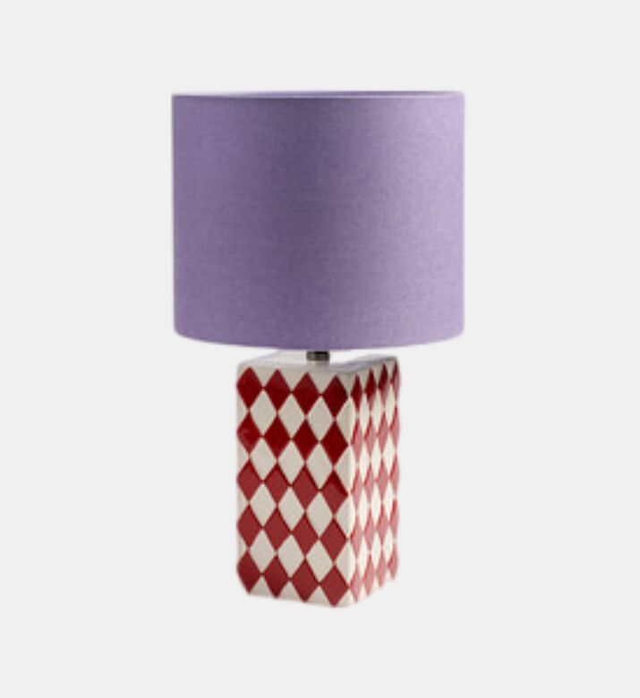 All-over Grid Design Lamp