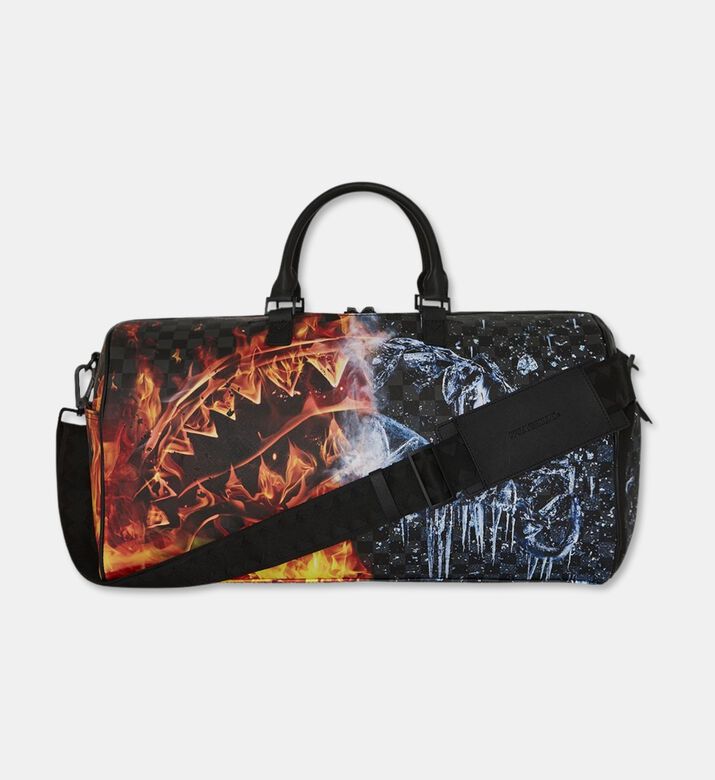 Sprayground Fire-and-ice Shark Duffle Bag, Packshot View