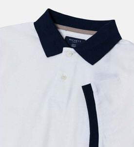 Selvedge Placket Cotton Polo Shirt Selvedge Placket Cotton Polo Shirt