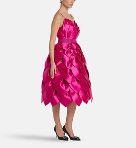 Savanna Dress Leaf, Model View