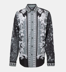 قميص بطبعة باروك حيوانية