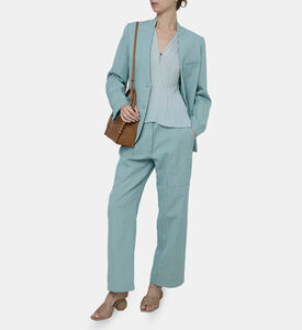 فيست بدون أكمام بياقة في