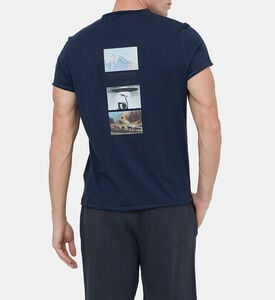 Monastir Photoprint Henley-collar T-shirt