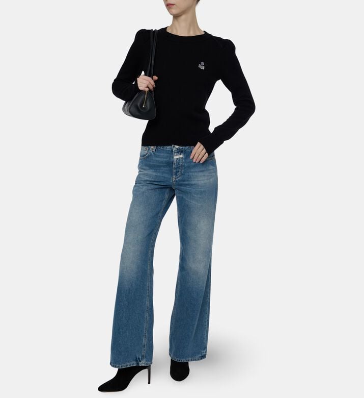 Isabel Marant Cotton-wool Long-sleeve Pullover, Model View