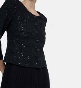 Weill Sequin-embellished Pleated Jacket, Model View