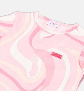 Logo-detail Abstract-print Short-sleeve T-shirt