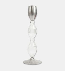 Byleasfeir Glass Elongated Design Candleholder, Packshot View