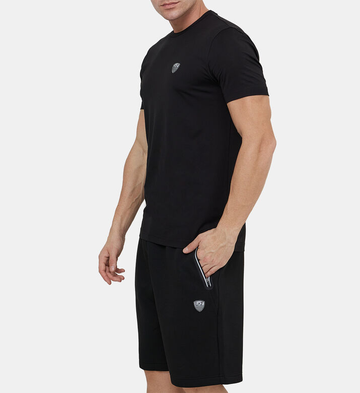 Logo Badge Embellished T-shirt