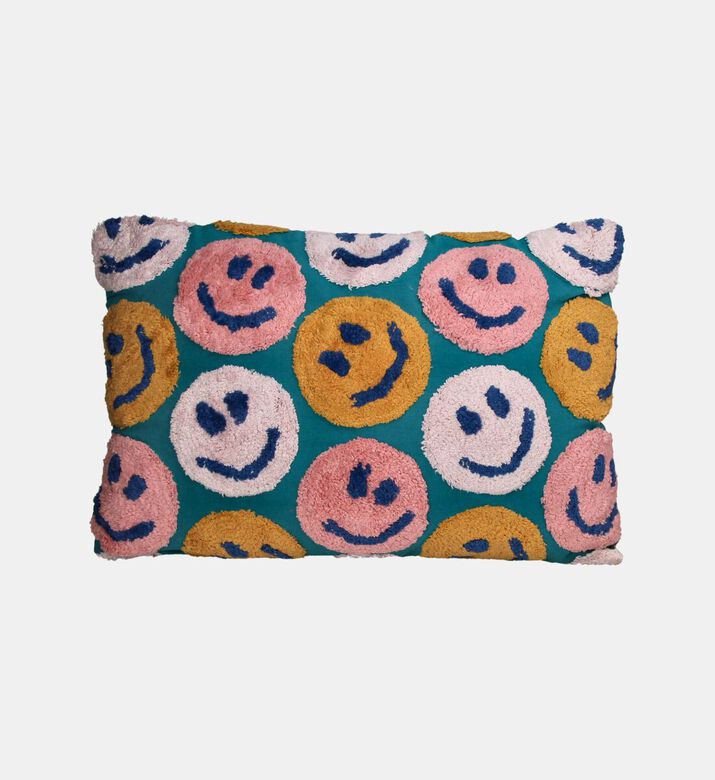 Kersten Smiley Cotton Cushion, Packshot View Kersten Smiley Cotton Cushion, Packshot View