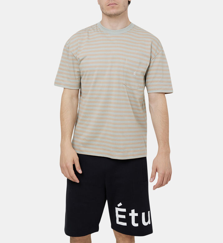 Traffic Accent Striped T-shirt