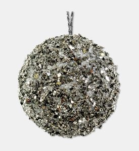 Shishi Graphite Glitter Ball, Silver, 8-cm, Packshot View