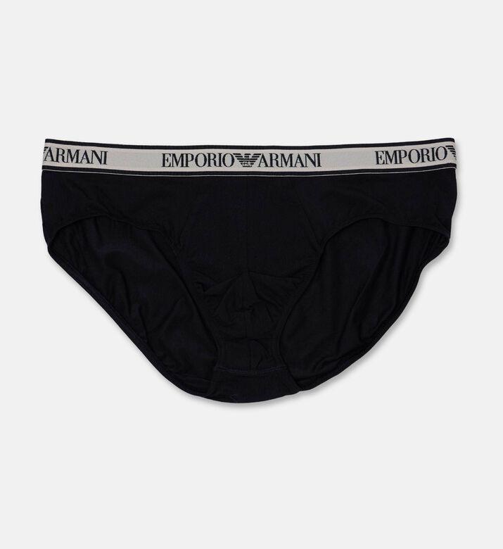Emporio Armani Logo Elastic Waist 3-piece Boxer Set, Packshot View