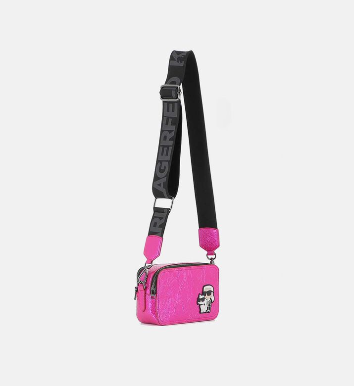 Crinkled Badge Handbag