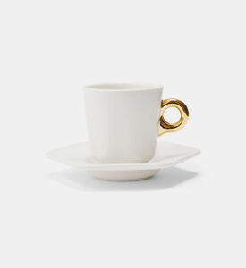 Porcelain Geometric Espresso Cup