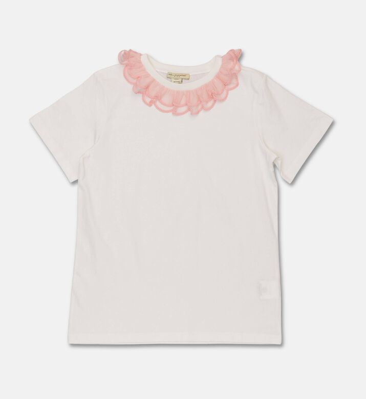 Stella McCartney Tulle Ruffled Collar Top, Packshot View