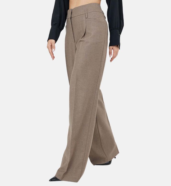 Wide-legged High-waist Pants