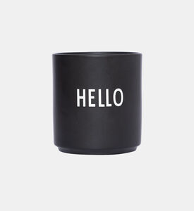 كوب باريس بورسلين مزجج منقوش 8 × 8.5 سم