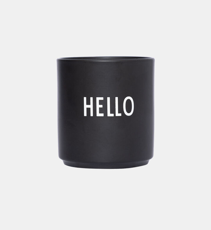 Paris Engraved Glazed Porcelain Mug 8 X 8.5 Cm