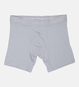 Calvin Klein Casual Logo-print 3-pack Boxers, Indigo, Xl, Packshot View