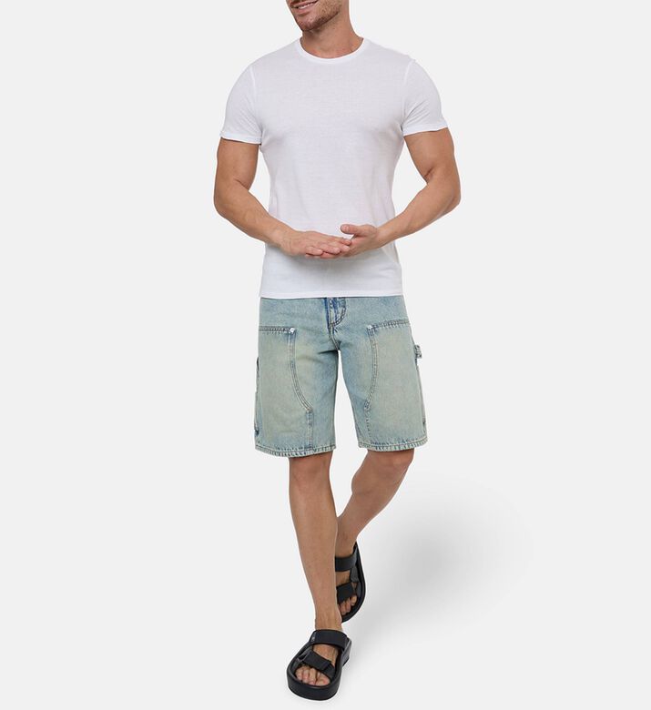 Galeries Lafayette Ts Mc Sishron, White, L, Model View