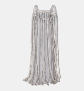 Suzy Matar V-neck Tiered-detail Maxi Dress, Packshot View
