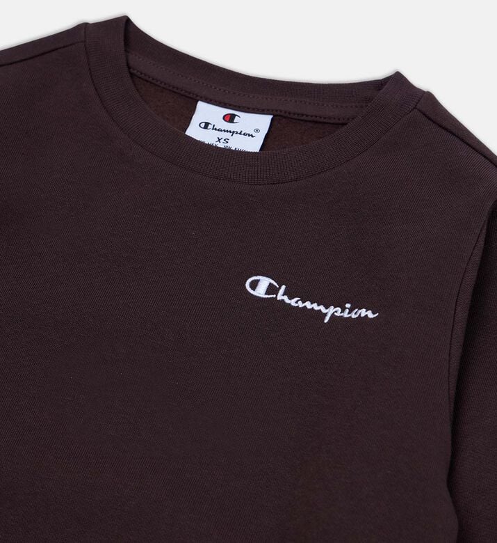 Champion Embroidered Logo-detail Sweatshirt, Burgundy, Xs, Packshot View Champion Embroidered Logo-detail Sweatshirt, Burgundy, Xs, Packshot View