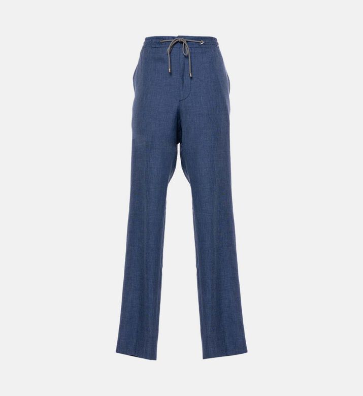 Linen Drawstring Pants