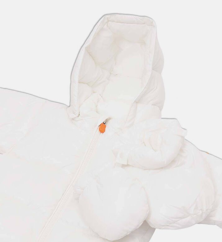 Save the Duck Padded Zip Fastening Snow Suit, Off-white, 12-18m, Packshot View