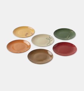 Silsal Cake Stand 4-piece Dessert Plates Set, Packshot View