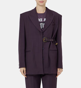 Side Buckle Oversized Blazer