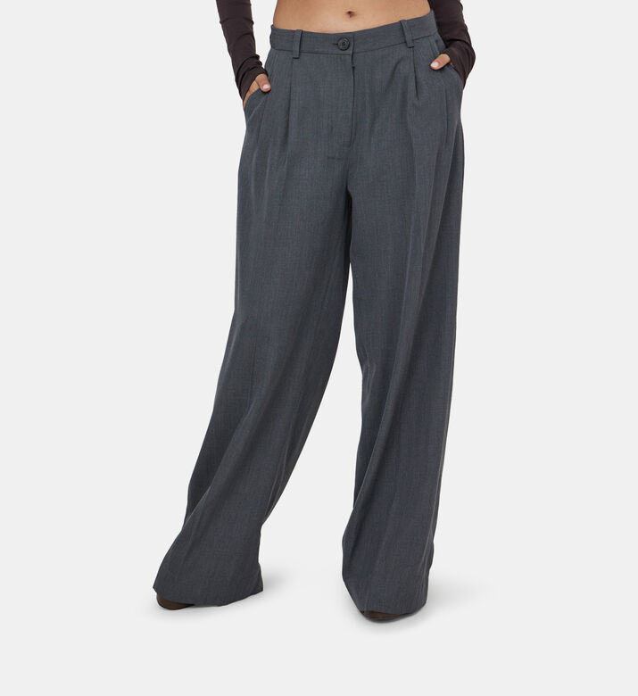 High-waisted Wide-legged Trousers