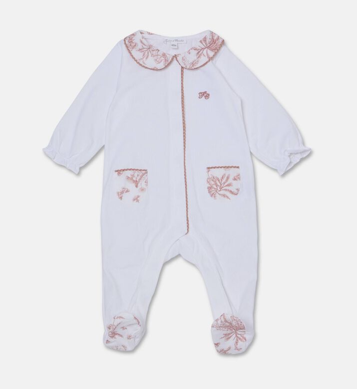 Tartine et Chocolat Velour Floral-print Pajama, Packshot View