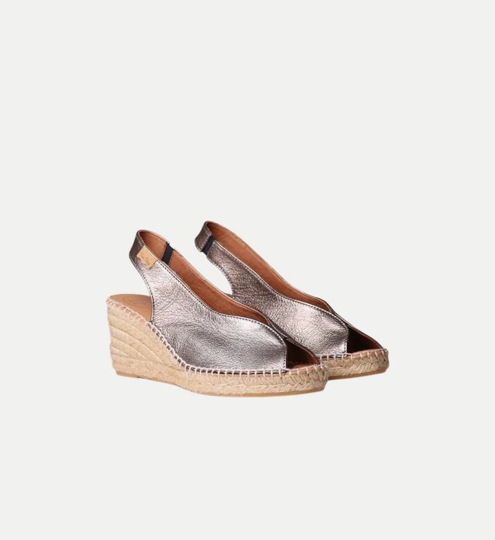 Toni Pons Laila-p Leather High-wedge Espadrille, Brown, Eu-37, Packshot View