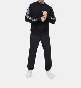 Logo Tape Cotton Sweatshirt Logo Tape Cotton Sweatshirt