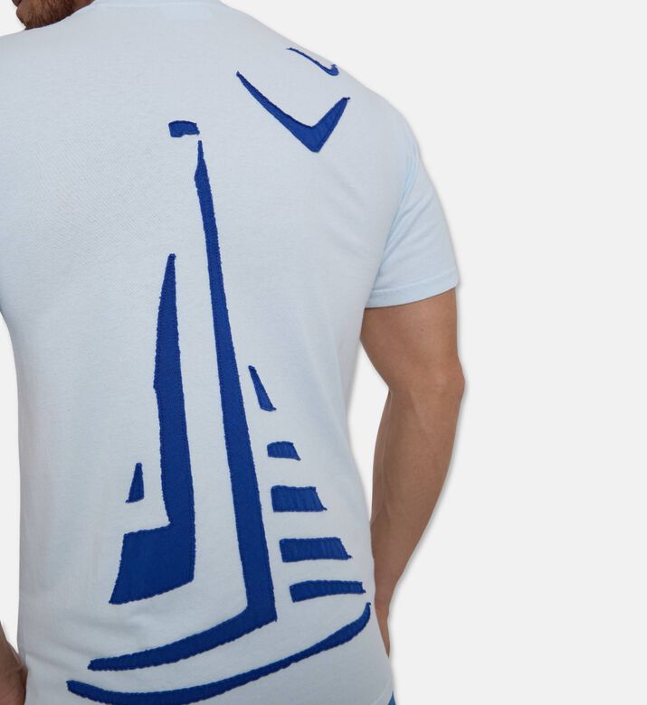 Maison Labiche Logo-embroidery T-shirt, Model View