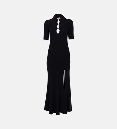 Lysa Ribbed Merino Wool Dress