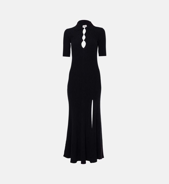 Lysa Ribbed Merino Wool Dress