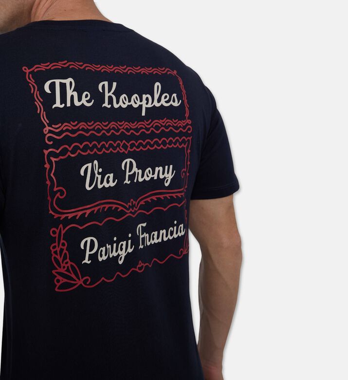 The Kooples Ts Prony, Navy, M, Model View