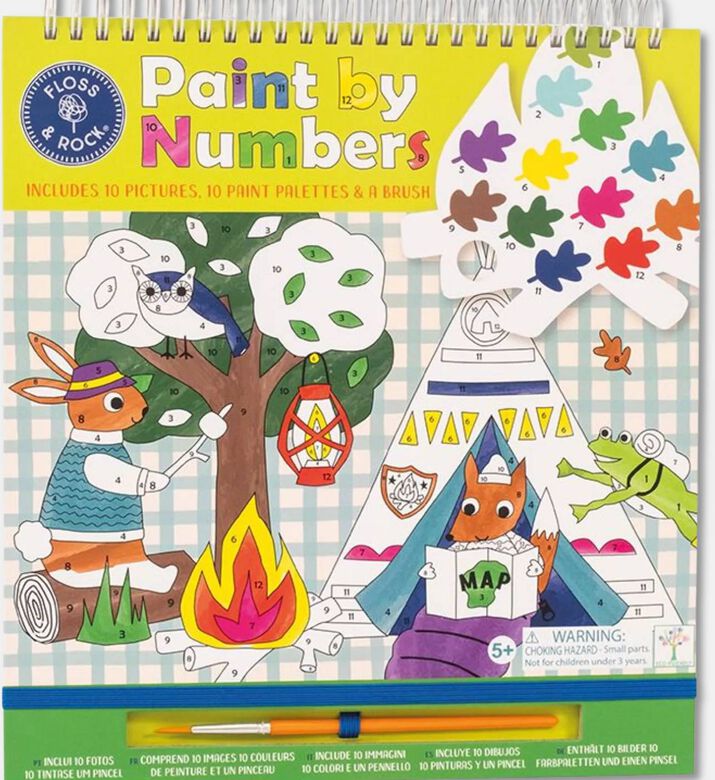 Floss and Rock Adventure Paint By Numbers Set, Packshot View