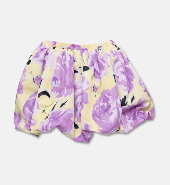 Patou Jacquard Floral Balloon Mini Skirt, Packshot View