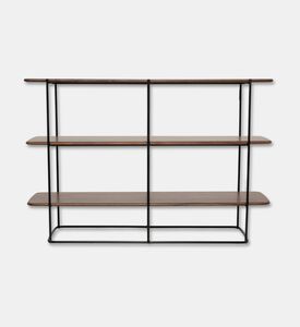 Home Deco and More Shard Double 3-shelves Shelving Unit, Packshot View