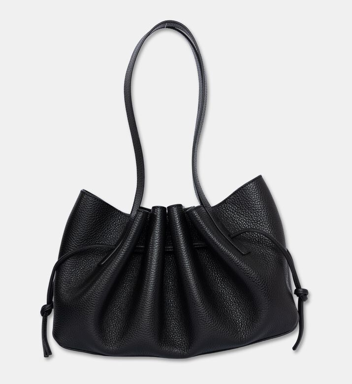 Yuzefi Bag Scallop Shoulder Pgl, Black, Packshot View