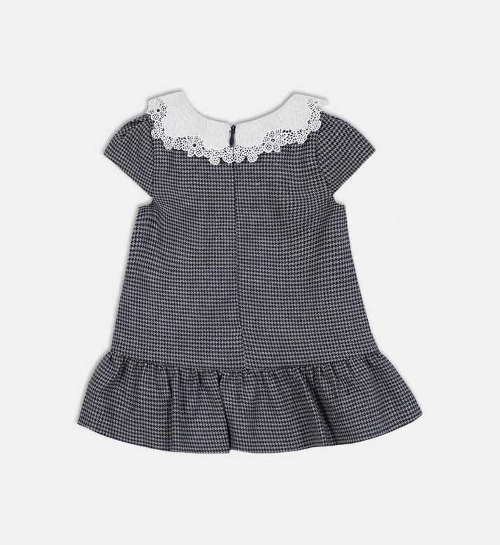 Ruffle Lace Collar Dress
