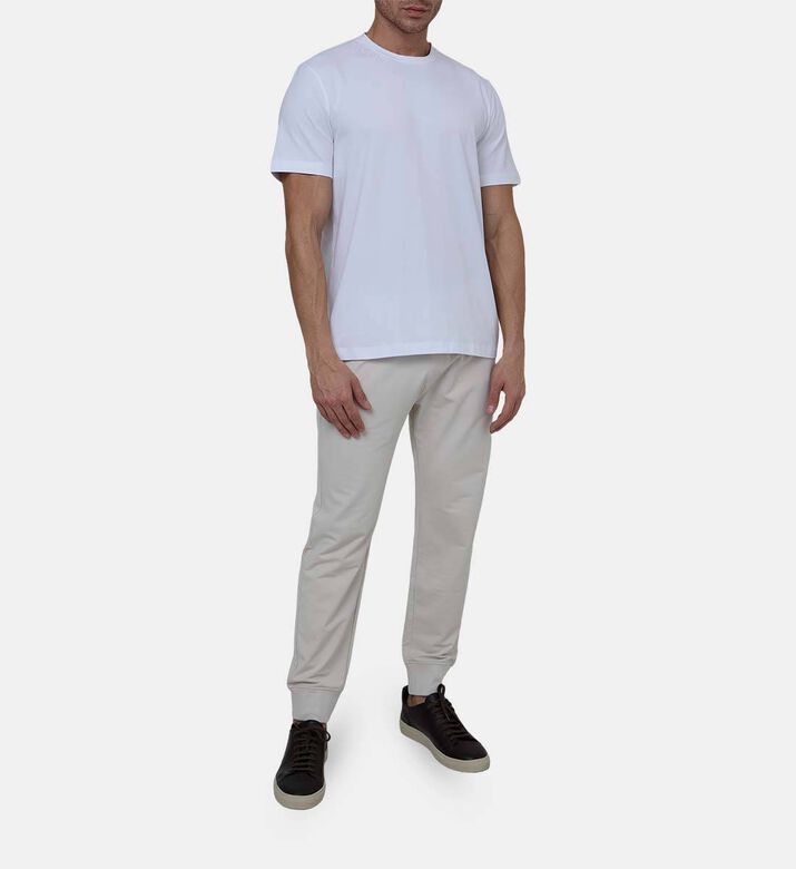 Stretch Jersey Crew Neck T-shirt