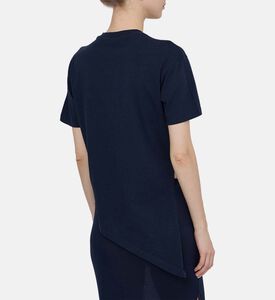 تيشيرت إيدا قصير الأكمام غير متماثل