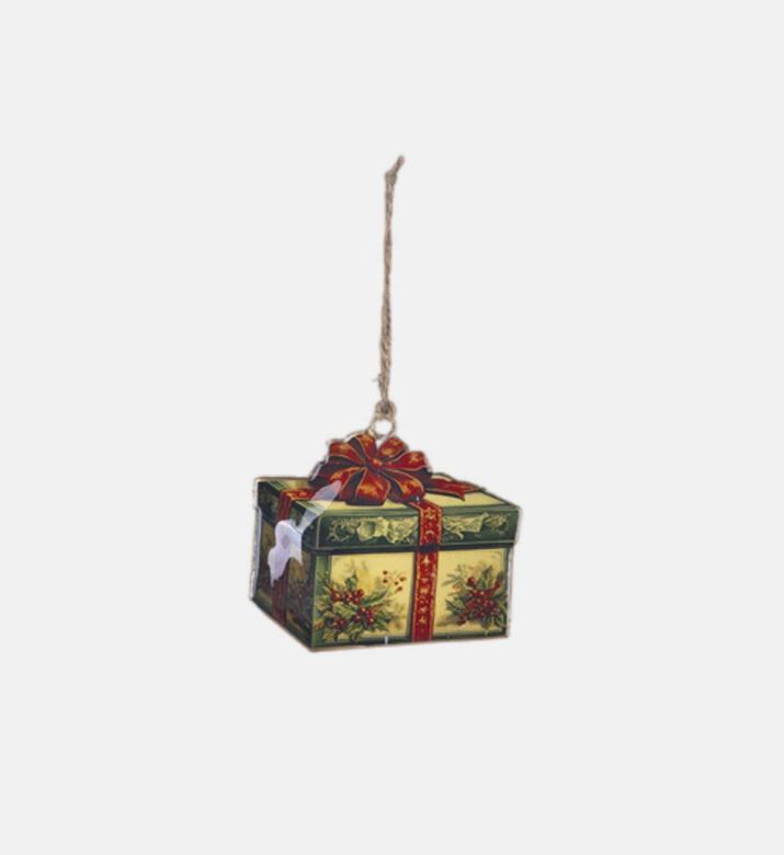 Gift Box Themed 3-piece Ornament Set