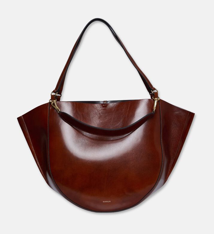 Wandler Hortensia Palissander Glaze Tote Bag, Brown, Packshot View