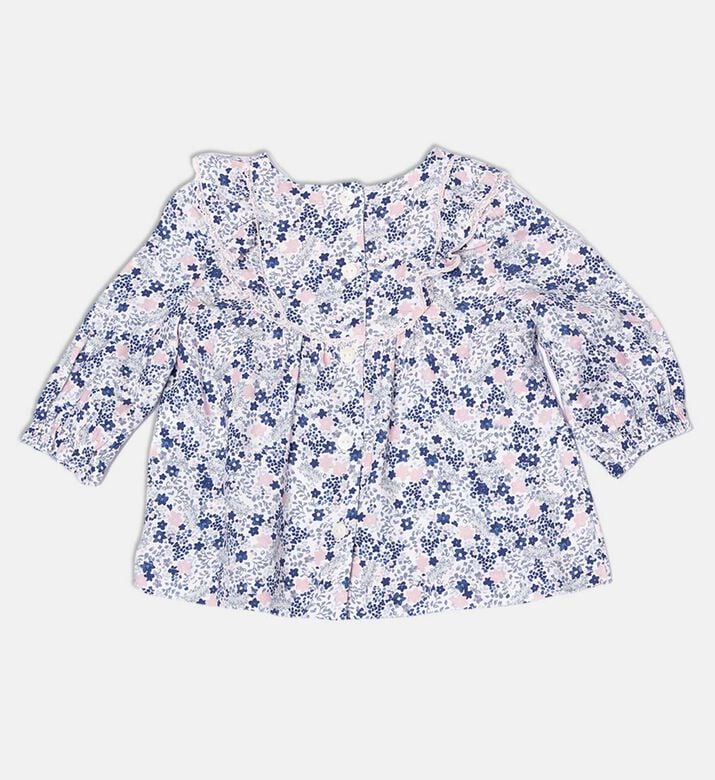 Tartine et Chocolat Floral-print Long-sleeve Blouse, Packshot View Tartine et Chocolat Floral-print Long-sleeve Blouse, Packshot View