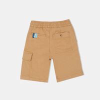 Asymmetrical Pockets Twill Shorts